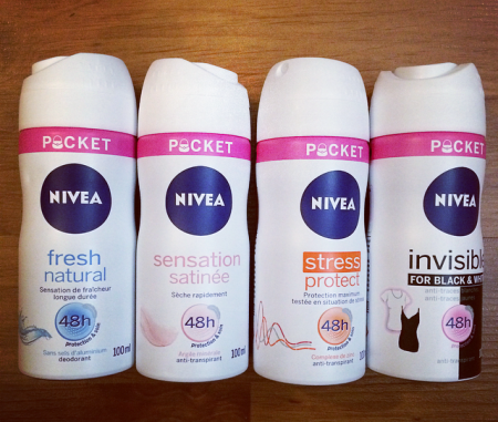 Nivea, déo pocket