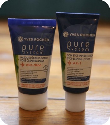 pure system,yves rocher,boutons