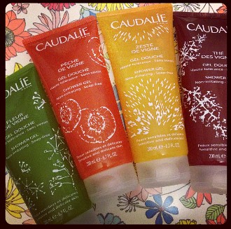 caudalie, gels douche